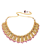 Gold Plated South Indian Temple Necklace Set