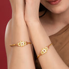 Minimalistic Traditional Floral Bangle