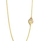 CZ Side Pendant Charm | Sparkling Jewellery by Peora

