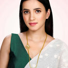 CZ Side Pendant Necklace | Elegant Jewellery Designs by Peora

