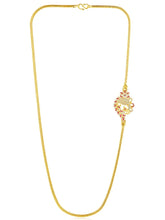 CZ Side Pendant Necklace | Elegant Jewellery Designs by Peora

