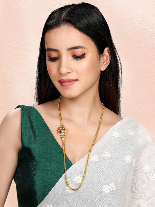 CZ Side Pendant – Sleek & Sparkling Everyday Wear | Peora