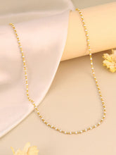 Delicate Bead Studded Necklace Chain