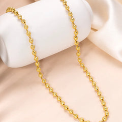 Metallic Bead Link Chain for Women