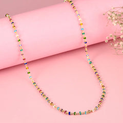 Eternal Charm Beaded Link Necklace