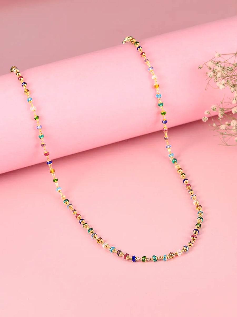 Eternal Charm Beaded Link Necklace