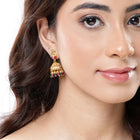 Kundan Jhumka Earrings – Traditional Elegance with Royal Charm | Peora