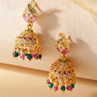 Kundan Jhumka Earrings – Traditional Elegance with Royal Charm | Peora
