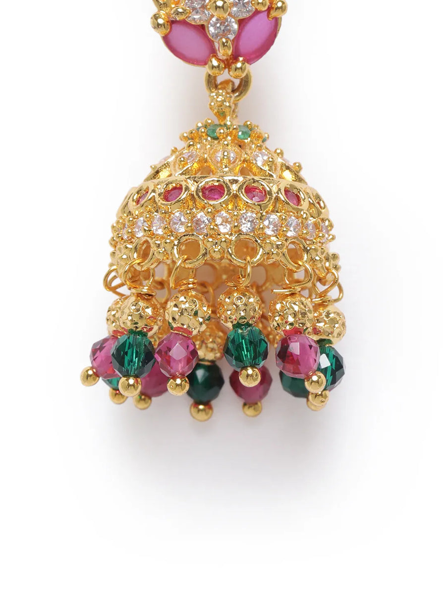 Kundan Jhumka Earrings – Traditional Elegance with Royal Charm | Peora