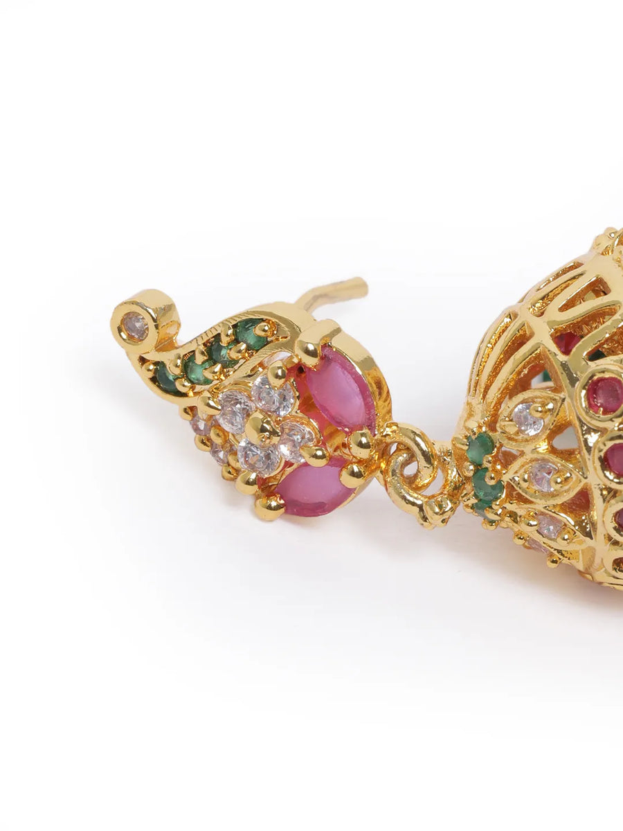 Kundan Jhumka Earrings – Traditional Elegance with Royal Charm | Peora