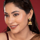 Beautifully Embellished Pearl Jhumkas