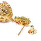 Beautifully Embellished Pearl Jhumkas