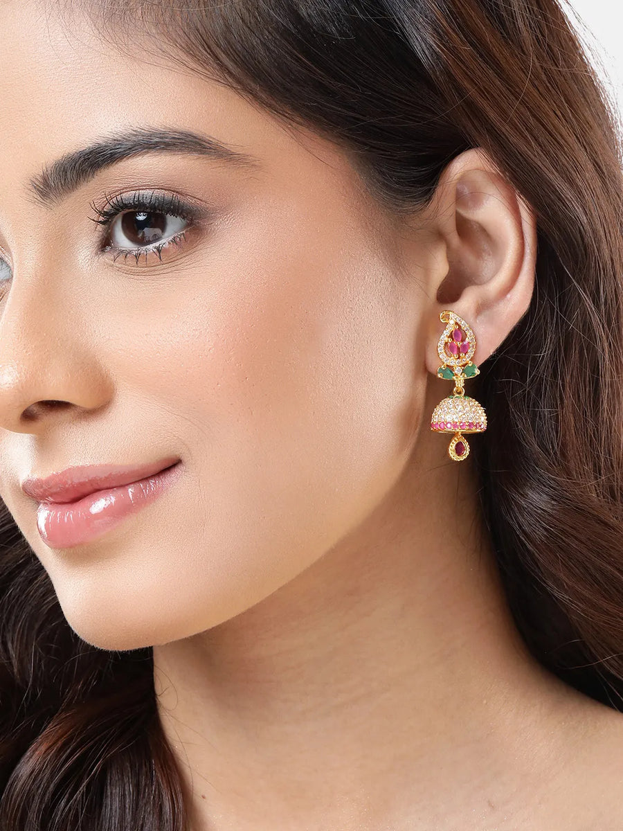 Kundan Jhumka Earrings – Regal & Traditional Styles | Peora