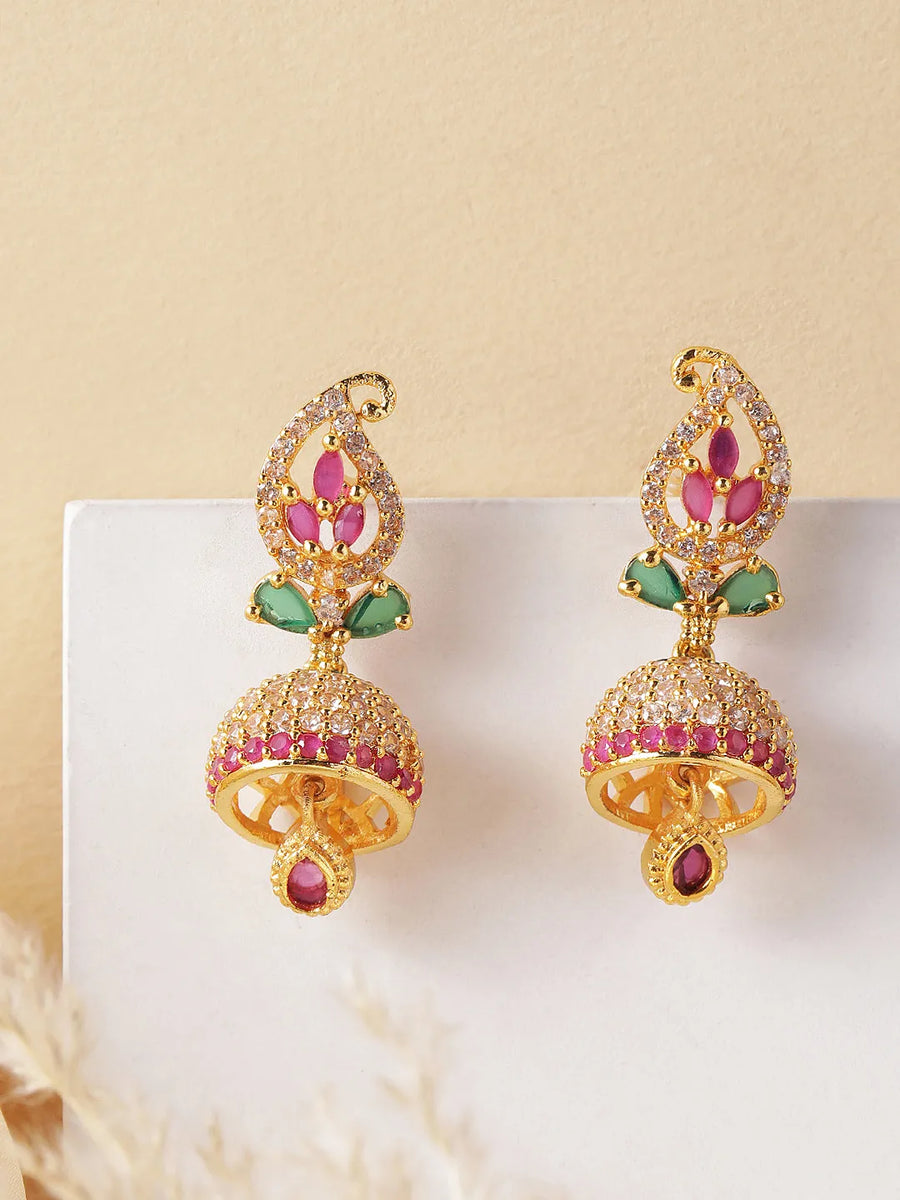 Kundan Jhumka Earrings – Regal & Traditional Styles | Peora