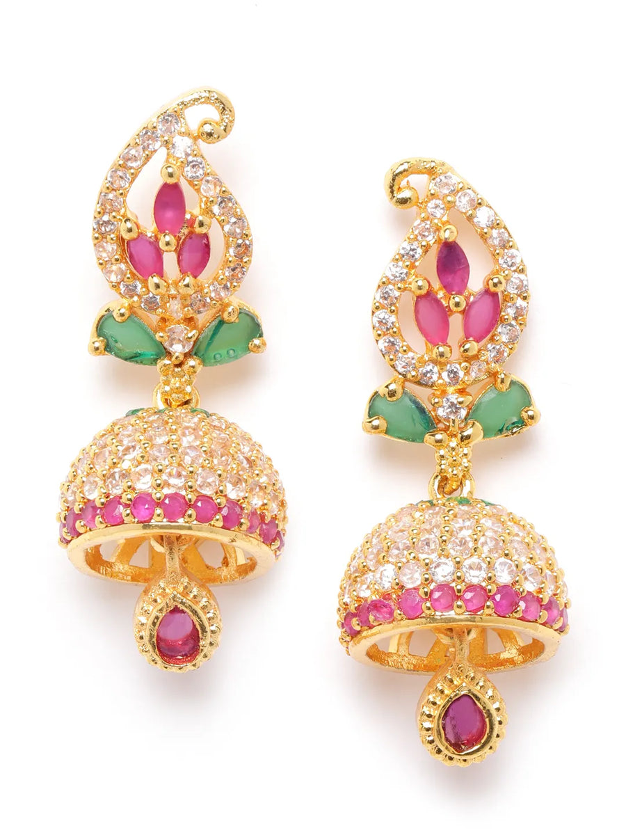 Kundan Jhumka Earrings – Regal & Traditional Styles | Peora