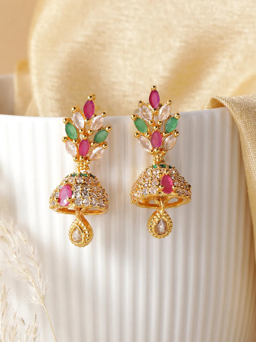 Kundan Jhumka Earrings | Traditional & Festive Designs – Peora