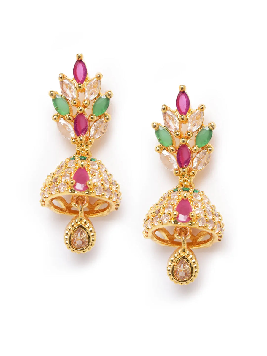 Kundan Jhumka Earrings | Traditional & Festive Designs – Peora
