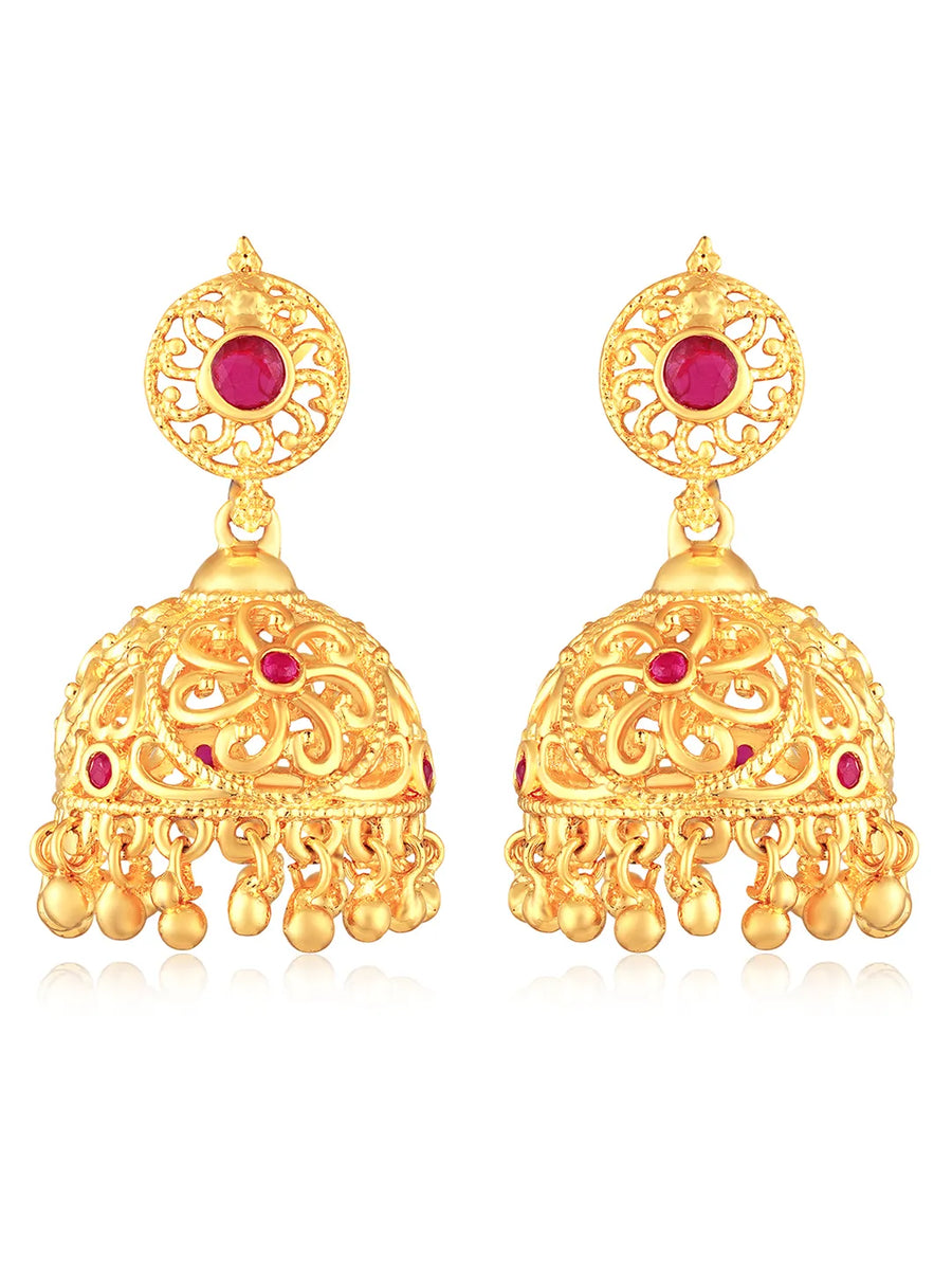 Ethnic Jhumka Earrings | Traditional & Elegant Designs – Peora