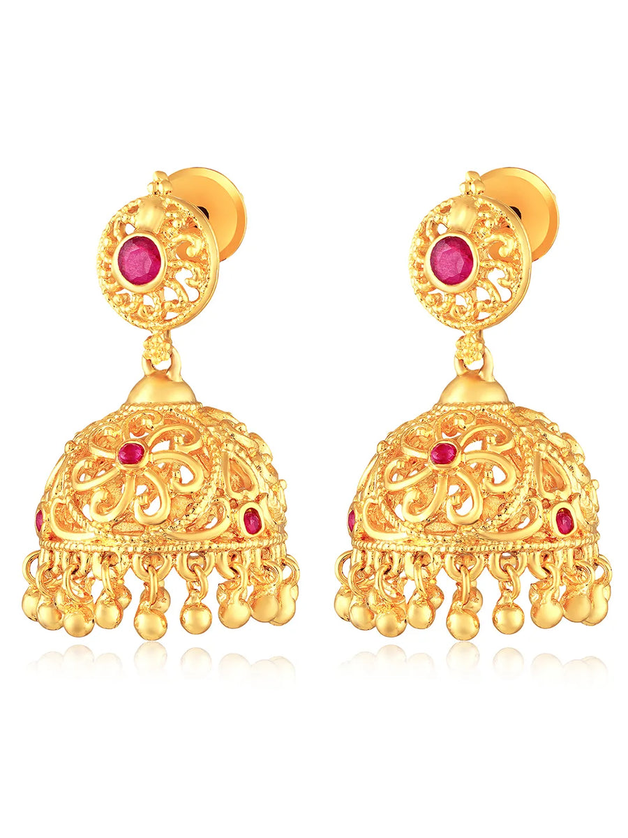 Ethnic Jhumka Earrings | Traditional & Elegant Designs – Peora