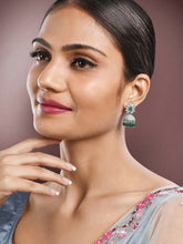 Sparkling CZ Jhumki Earrings | Find Your Pair at Peora Jewellery

