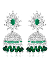 Sparkling CZ Jhumki Earrings | Find Your Pair at Peora Jewellery

