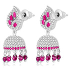 Azure Elegance CZ Jhumki | Find Chic Jewellery at Peora

