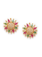 Kundan Stud Earrings | Traditional & Elegant Styles – Peora