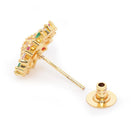 Kundan Stud Earrings | Traditional & Elegant Styles – Peora