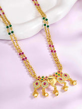 Radiant Green & Pink Mangalsutra