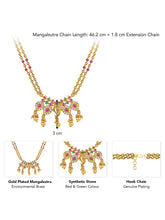 Radiant Green & Pink Mangalsutra