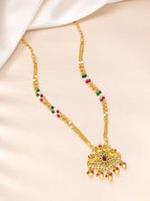 Vibrant Beads & Faux Kundan Mangalsutra