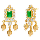 Peora Heritage Emerald Pearl Long Haram Set