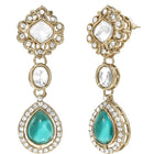 Gold Plated Purple Kundan Bridal Necklace Set