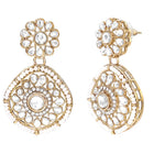 Gold Plated White Kundan Choker for Women