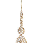 Gold Plated White Kundan Choker for Women