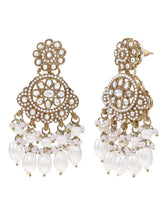 Gold Plated Kundan Pearl Grand Necklace Set
