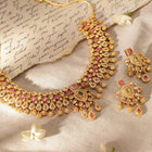 Gold Plated Kundan Bridal Jewellery Set