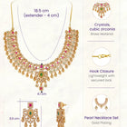 Gold Plated Kundan Bridal Jewellery Set