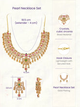 Gold Plated Kundan Bridal Jewellery Set