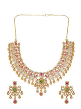 Gold Plated Kundan Bridal Jewellery Set