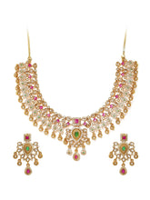 Gold Plated Kundan Bridal Jewellery Set