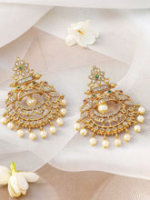 Gold Plated Kundan Statement Necklace Set