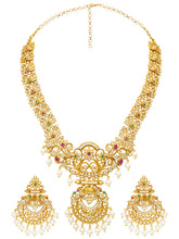 Gold Plated Kundan Statement Necklace Set