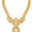 Gold Plated Kundan Statement Necklace Set
