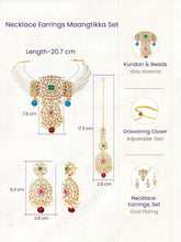 Kundan Multi Colour Choker Jewellery Set for Women