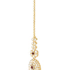 Kundan Ruby Pearl Choker Jewellery Set for Women