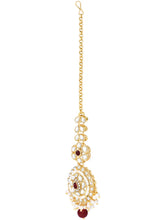 Kundan Ruby Pearl Choker Jewellery Set for Women