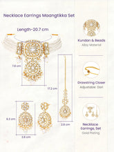 Kundan White Pearl Choker Jewellery Set for Women