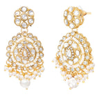 Kundan White Pearl Choker Jewellery Set for Women