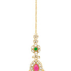 Gold Plated Royal Kundan Multi colour Choker set